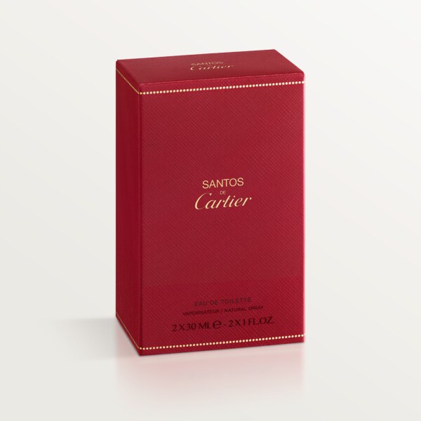 Pack de recambios Les Nécessaires à Parfum Eau de Toilette Santos de Cartier 2x30 ml Vaporizador